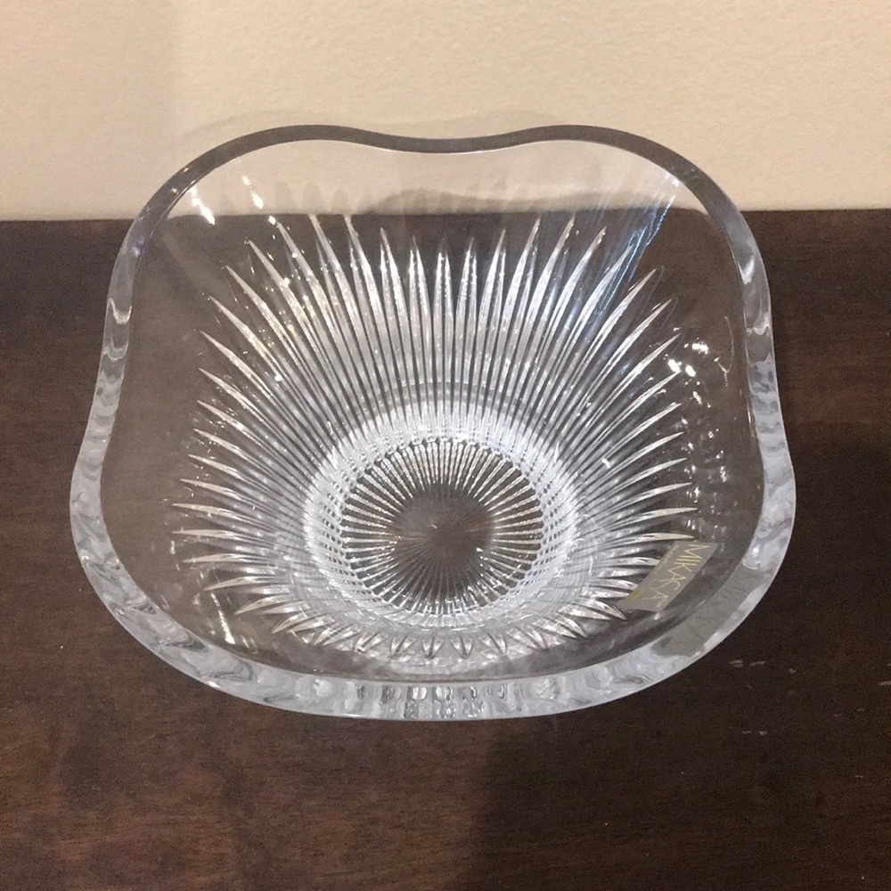 Mikasa crystal bowl